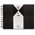 Clairefontaine Black Albums to Personalise, 21  x 16 cm, 185 gsm, sketchbook