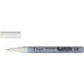 PILOT | Super Color Paintmarkers — permanent, white, 0.5 mm, metal-clad fine tip, 1.0 extra fine