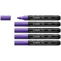 STABILO® | FREE Acrylic Markers — packs of 5 of one colour, T300, pack of 5, Violet, 2-3 mm