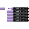 STABILO® | FREE Acrylic Markers — packs of 5 of one colour, T300, pack of 5, Light lilac, 2-3 mm
