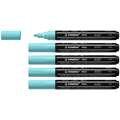STABILO® | FREE Acrylic Markers — packs of 5 of one colour, T300, pack of 5, Ice blue, 2-3 mm