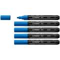 STABILO® | FREE Acrylic Markers — packs of 5 of one colour, T300, pack of 5, Dark blue, 2-3 mm