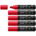 STABILO® | FREE Acrylic Markers — packs of 5 of one colour, T800C, pack of 5, Carmine, 4-10 mm