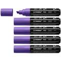 STABILO® | FREE Acrylic Markers — packs of 5 of one colour, T800C, pack of 5, Violet, 4-10 mm