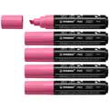 STABILO® | FREE Acrylic Markers — packs of 5 of one colour, T800C, pack of 5, Taffy pink, 4-10 mm