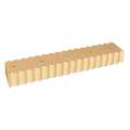 PYROTEC | Firebricks — with 4 mm holes, rectangular 170 mm x 25mm, 5 holes