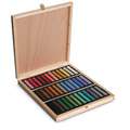 BLOCKX | Dry Pastel Box Sets — 36 pastels in wooden box, Assorted