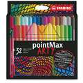 STABILO® | pointMax Arty Marker — sets, 32 pens, 0.8 mm, conical tip