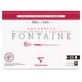 Clairefontaine | FONTAINE Cold Pressed watercolour paper — 300 gsm, 31 cm x 41 cm, 300 gsm, cold pressed, 1. pad of 10 sheets
