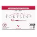 Clairefontaine | FONTAINE Cold Pressed watercolour paper — 300 gsm, 36 cm x 51 cm, 300 gsm, cold pressed, 1. pad of 10 sheets