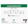 Clairefontaine | FONTAINE Extra Rough watercolour paper — 300 gsm, 26 cm x 36 cm, 300 gsm, rough, 1. pad of 10 sheets