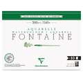 Clairefontaine | FONTAINE Extra Rough watercolour paper — 300 gsm, 31 cm x 41 cm, 300 gsm, rough, 1. pad of 10 sheets