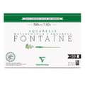 Clairefontaine | FONTAINE® watercolour paper — extra rough (torchon) ○ 300gsm, 36 cm x 51 cm, 300 gsm, rough, 1. Pad of 10 sheets