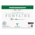 Clairefontaine | FONTAINE Extra Rough watercolour paper — 300 gsm, 36 cm x 51 cm, 300 gsm, rough, 1. pad of 10 sheets