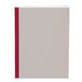 KUNST & PAPIER | Sketching & Drawing Pads — linen-bound, A5 / portrait / red binding, 144 pages / 100 gsm, sketchbook