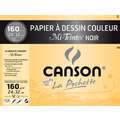 CANSON® | Mi-Teintes® Coloured Paper packs — 12 sheets, black