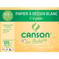 Canson "C" à grain Drawing Paper Packs, 24 cm x 32 cm, pack of 12, satin, 125 gsm