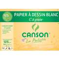 CANSON® | "C" à grain® Drawing Paper Pouches — 12 sheets, 21 cm x 29.7 cm, pack of 12, satin, 125 gsm