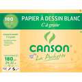 CANSON® | "C" à grain® Drawing Paper Pouches — 12 sheets, 24 cm x 32 cm, pack of 12, satin, 180 gsm