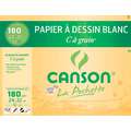 Canson "C" à grain Drawing Paper Packs, 24 cm x 32 cm, pack of 12, satin, 180 gsm