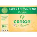 CANSON® | "C" à grain® Drawing Paper Pouches — 12 sheets, 21 cm x 29.7 cm, pack of 12, satin, 224 gsm