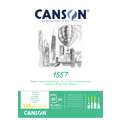 Canson 1557 Sketching Pads, 21 cm x 29.7 cm, 120 gsm, hot pressed (smooth)