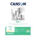 Canson 1557 Sketching Pads, 14.8 cm x 21 cm, 120 gsm, hot pressed (smooth)
