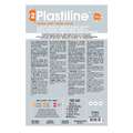 Plastiline® | Modelling clay — light grey, 750g block - HG50, Hardness 50