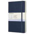 Moleskine Hardcover Art Sketchbooks, sapphire blue 13 x 21cm, blank, 13 cm x 21 cm, 165 gsm