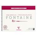 Clairefontaine | FONTAINE® watercolour paper — spiral pads ○ cold pressed ○ 300gsm, 30 cm x 40 cm, 300 gsm, cold pressed, spiral pad