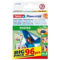 Tesa Powerstrips Poster Strips, pack of 96, Pack of 96
