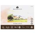 MAGNANI 1404® | TOSCANA watercolour paper — coarse grain, 26 cm x 36 cm, 300 gsm, block (glued on 4 sides), 1. block with 20 sheets — rectangular format