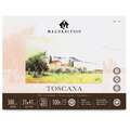 MAGNANI 1404® | TOSCANA watercolour paper — coarse grain, 31 cm x 41 cm, 300 gsm, block (glued on 4 sides), 1. block with 20 sheets — rectangular format