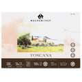 MAGNANI 1404® | TOSCANA watercolour paper — coarse grain, 36 cm x 51 cm, 300 gsm, block (glued on 4 sides), 1. block with 20 sheets — rectangular format