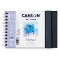 CANSON® | Montval® ART BOOK — 300 gsm, A5 - 14.8 cm x 21 cm, 300 gsm, cold pressed, spiral pad