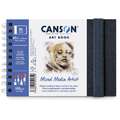 CANSON® | Mixed Media Artist ART BOOK — 300 gsm, A5 - 14.8 cm x 21 cm, cold pressed, 300 gsm