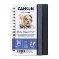 CANSON® | Mixed Media Artist ART BOOK — 300 gsm, A5 - 14.8 cm x 21 cm, cold pressed, 300 gsm