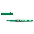 Pilot V Ball Rollerball Ink Pen, Green, fine - 0.3mm line width, Fine