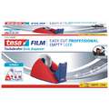 tesa® | Easy Cut Professional Desk Dispensers — red & blue, size 1, for rolls up to 19 mm wide