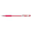 Pentel | Hybrid Gel Grip Rollerball Pens — individual, pink
