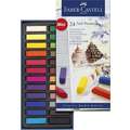 Faber-Castell Soft Half-Pastel Sets, 24 half-pastels