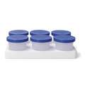 Gerstaecker | Empty paint pots — child friendly, 6 x 125 ml with tray