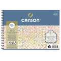 Canson Aquarelle Watercolour Paper, 12.5 cm x 18 cm, spiral pad of 12 sheets, cold pressed, cold pressed