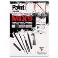 Clairefontaine Paint'ON MIX9 Multimedia Paper Pads, A6 - 10.5 cm x 14.8 cm, 250 gsm