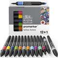 Winsor & Newton | Promarker™ Sets — 12 markers, Tattoo Tones, set