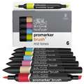WINSOR & NEWTON™ | promarker brush™ — themed sets of 6, Mid tones