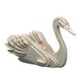 PEBARO | Wooden Construction Kits — various designs, Swan, 15 x 12 cm, 38 parts