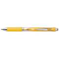 Pentel | EnerGel Liquid Gel ballpens — individual, yellow, 0.35 mm