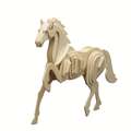 PEBARO | Wooden Construction Kits — various designs, Horse, 23 x 16 cm, 36 parts