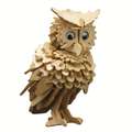 Pebaro | Wooden Construction Kits — various designs, Owl, 10 x 18 cm, 147 parts